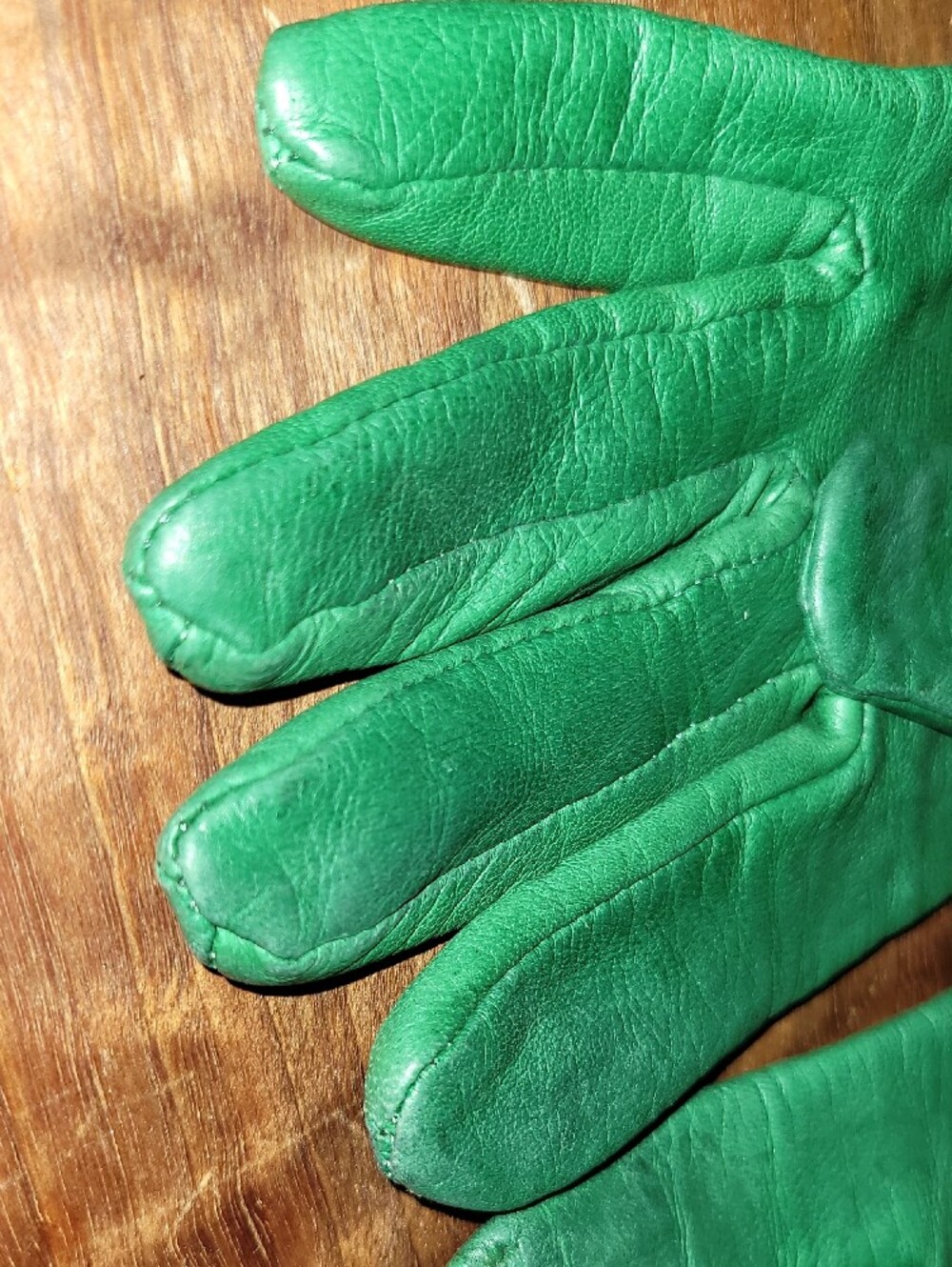 Made In Italy. Antonio Murolo. Leather Gloves With 100% Silk Lining. XL - Picture 5 of 14